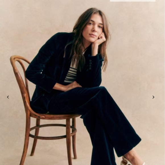 Sezane Christie Jacket - Slate Blue - size 2 - brand new - Picture 4 of 7